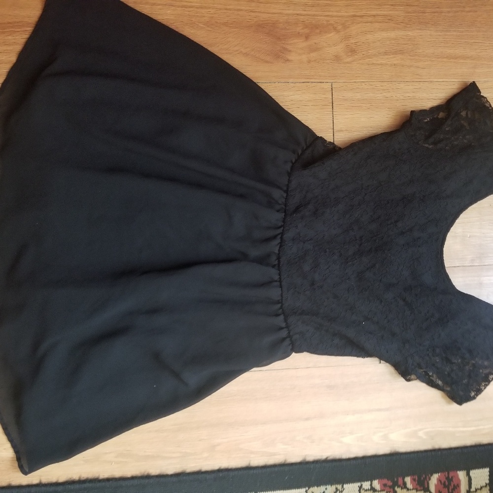 H&M forever 21 black lace dress